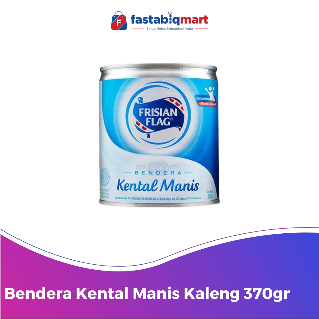 Bendera Kental Manis Kaleng 370gr