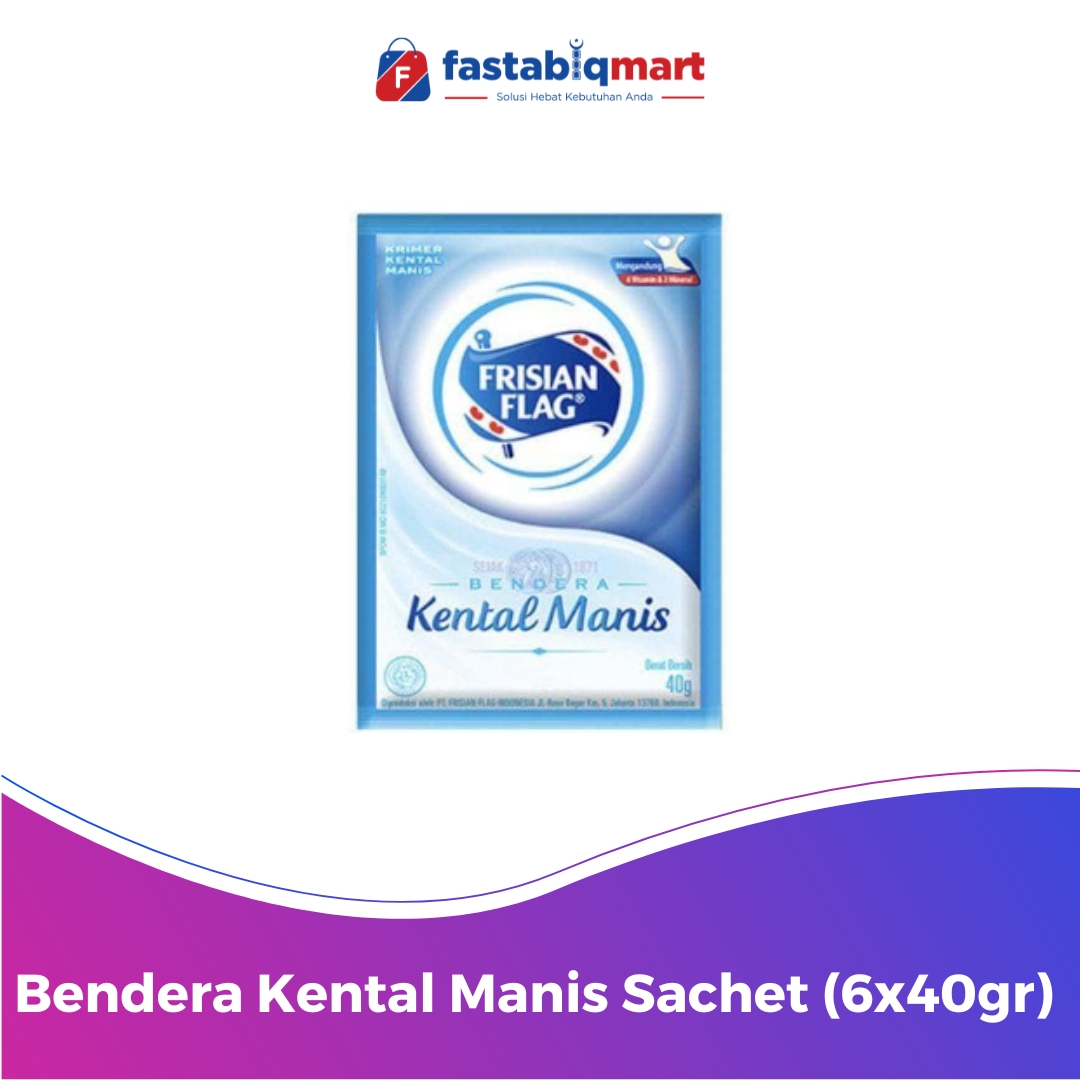 Bendera Kental Manis Sachet (6x40gr)