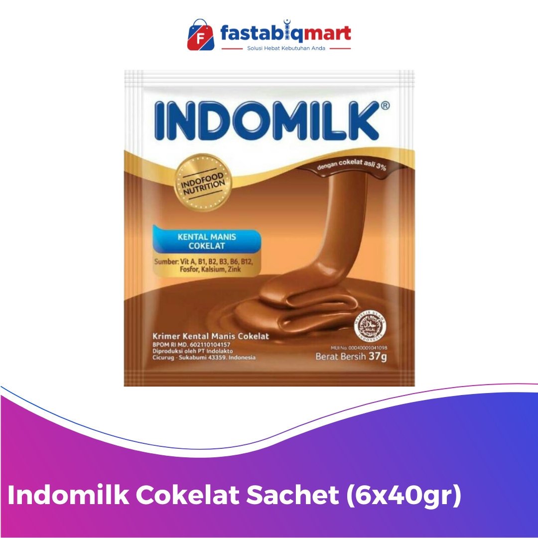 Indomilk Cokelat Sachet (6x40gr)