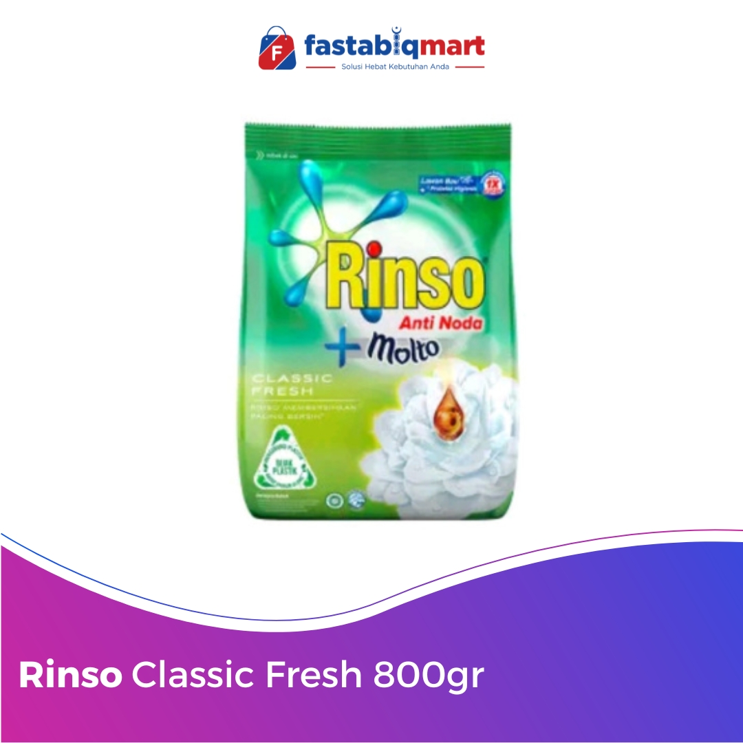 Rinso Classic Fresh 800gr