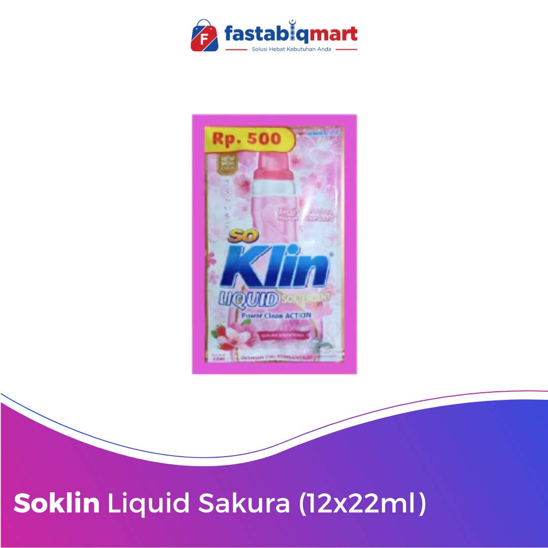 Soklin Liquid Sakura (12x22ml)