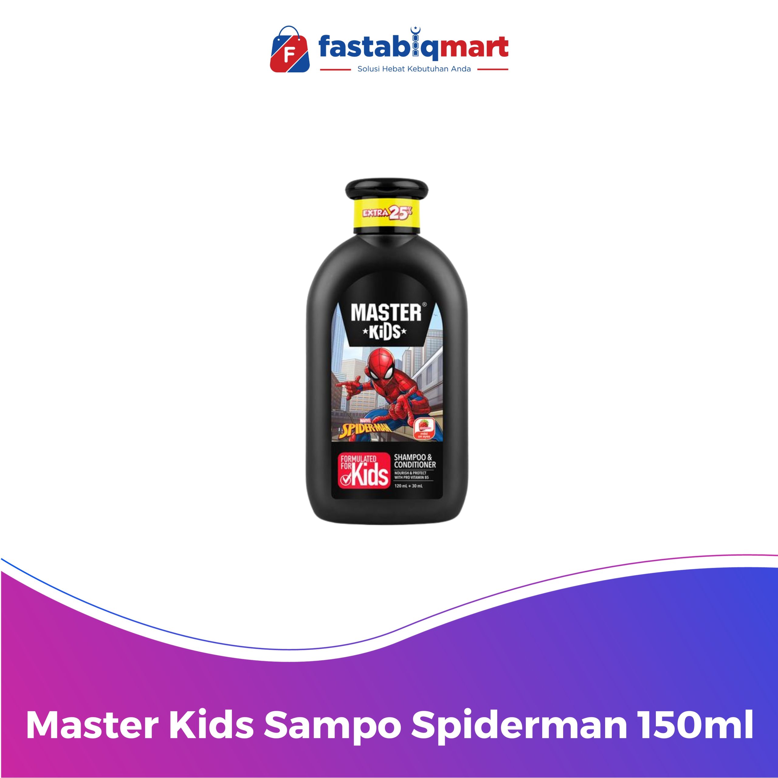 Master Kids Sampo Spiderman 150ml