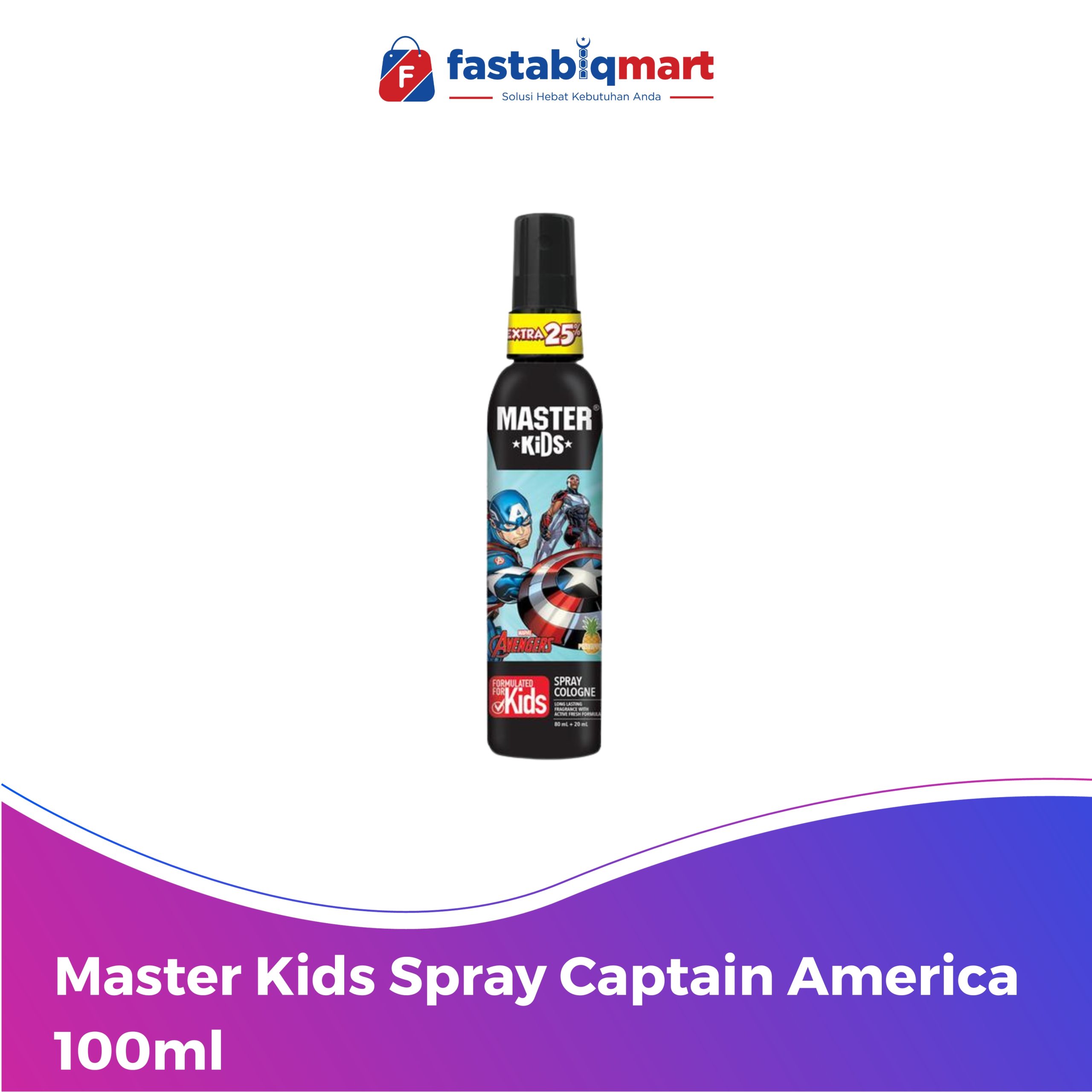 Master Kids Spray Captain America 100ml