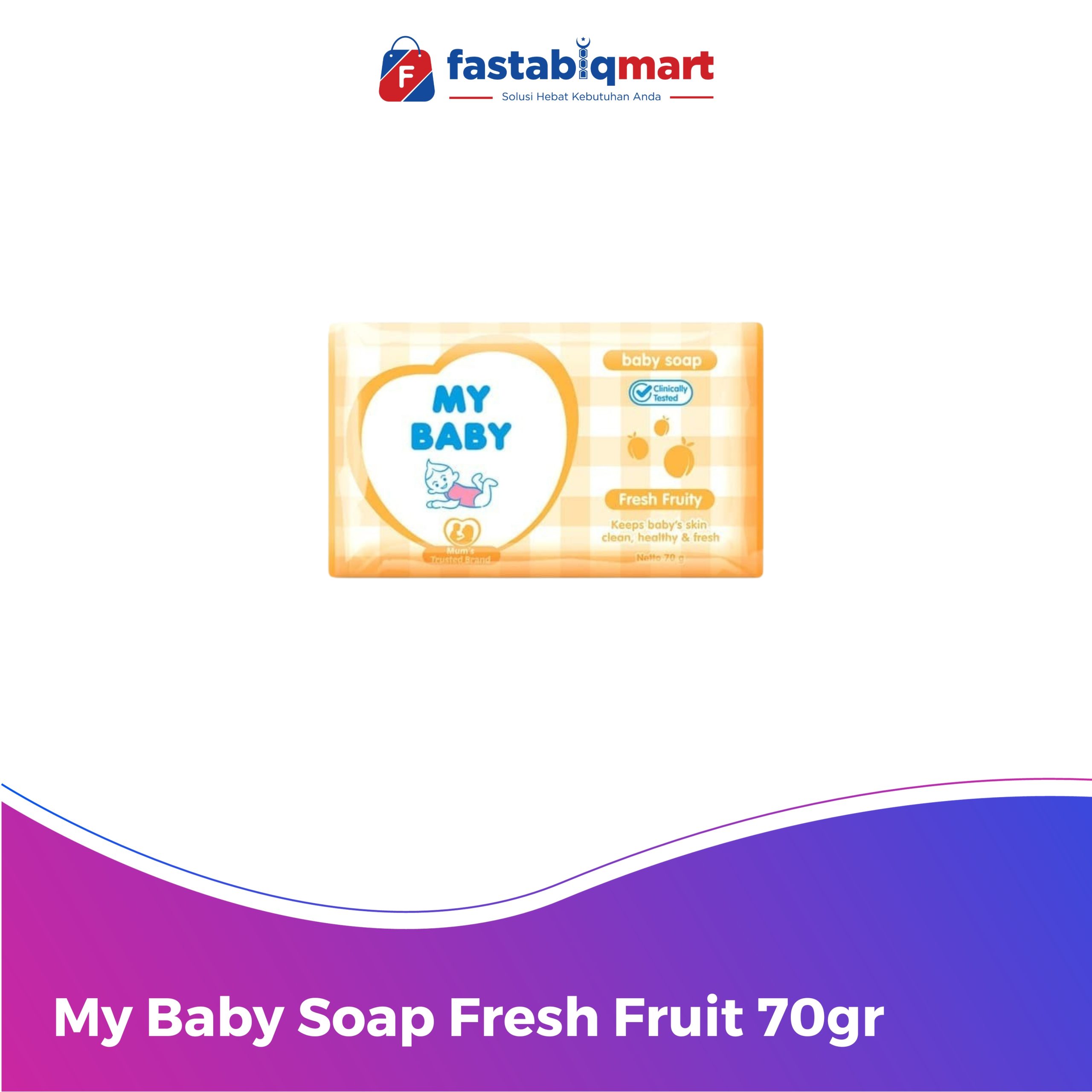 My Baby Soap Fresh Fruit 70gr