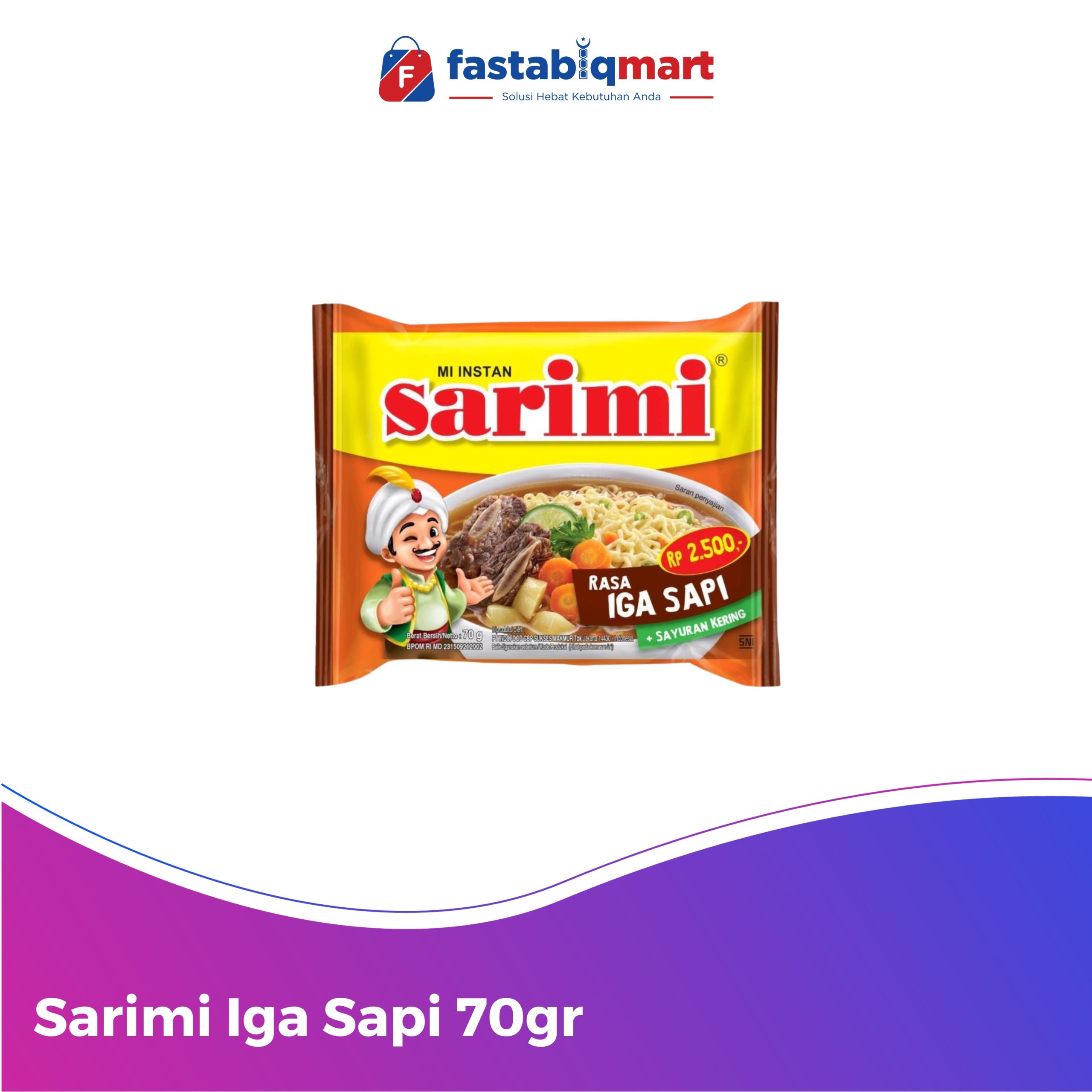 Sarimi Iga Sapi 70gr